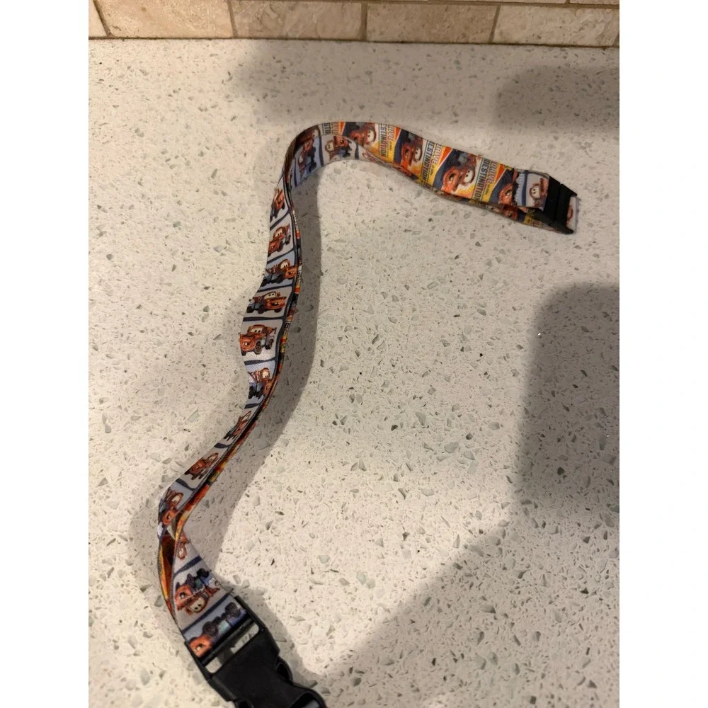 Disney Pixar Cars Tow Mater Lanyard ID Badge Holder Charm